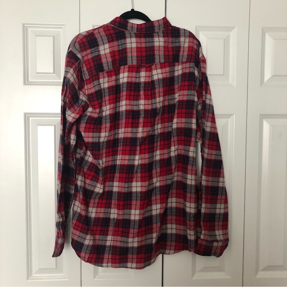 NWT Men’s red/blue plaid flannel - Picture 7 of 7